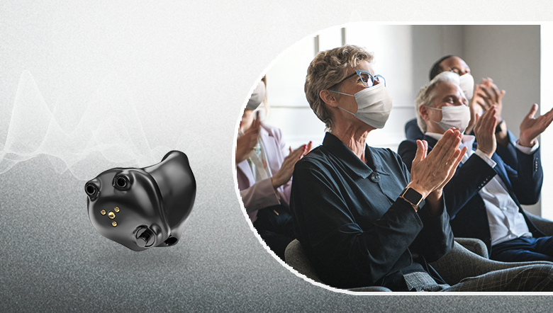 Aparelho auditivo e máscara facial ‘convivem bem’