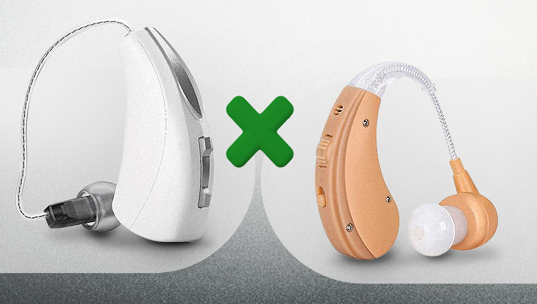 Aparelho auditivo e amplificador de som: diferenças